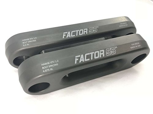 Factor 55 Aluminium Fairlead (UTV/ATV Hawe 6\" Bolt Mount Spacing)
