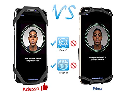 Porta Cellulare da Bici in Silicone, Supporto