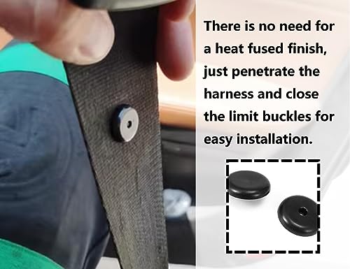 KAPSING 20 Paar Sicherheitsgurt Clip Gurtverlängerung Auto Gurt Stecker Gurtstopper Sicherheitsgurt Stopper Verhindert das Verrutschen des Gurtschlosses Kompatibel mit Alle Fahrzeuge