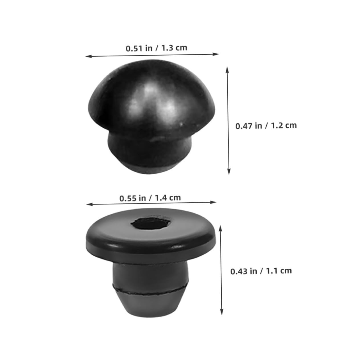 KICHOUSE 8pc Floor Bottle Jack Plugs Easy Install No Tools Leak Sealer for Horizontal Jack Auto Parts Jack Oil Filler Plug