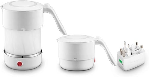 Miniatura 8 de Xinderise - Hervidor eléctrico plegable Mini gel de sílice de viaje, pequeña capacidad, portátil, para el hogar, 0.5 L