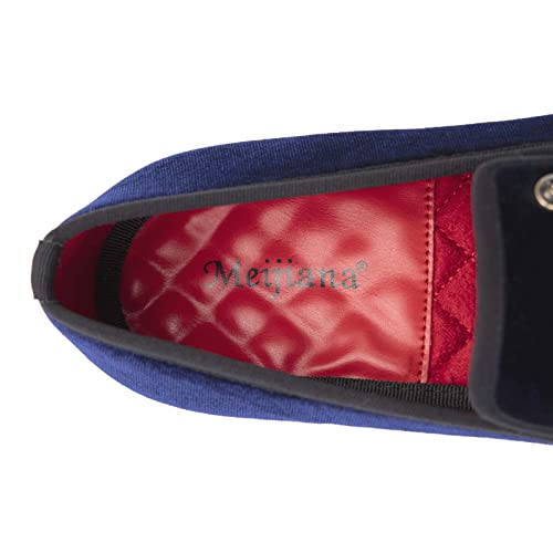 Image of Meijiana Mens Loafers Wedding Dress Shoes Slip-On Loafers for Men Tuxedo Suit Shoes