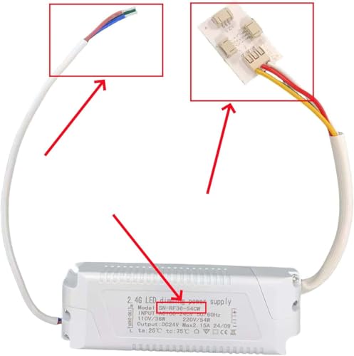 Transformador de alimentación Deevin SN-RF36-54CW para controlar lámparas de techo 2