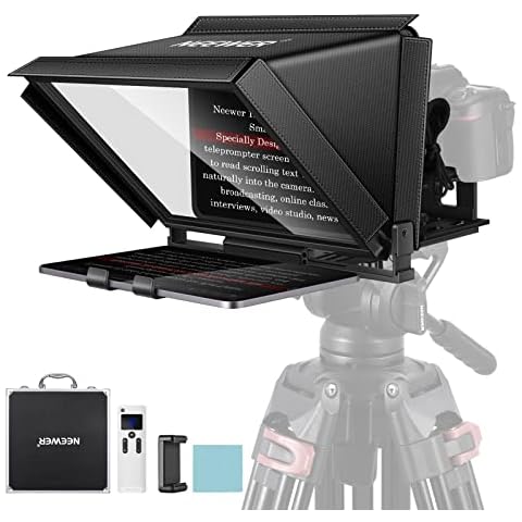 NEEWER X12 Teleprompter de Aleación Aluminio con Control Remoto y Aplicación Cover