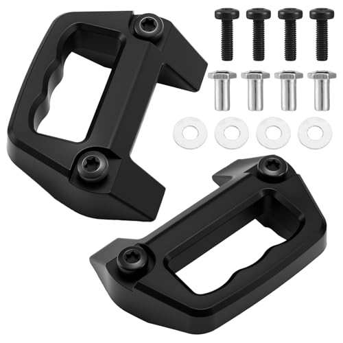 ElaraBerry 2 Packs Snowmobile Cargo Bases and Hardware Cargo Rack Brackets Kit Accessories for Snowmobile Watercraft ATVs UTV
