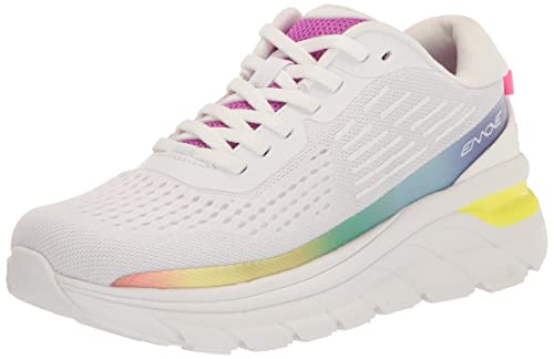 Easy Spirit Women's MEL11 EMOVE Sneaker, White 140, 8 M