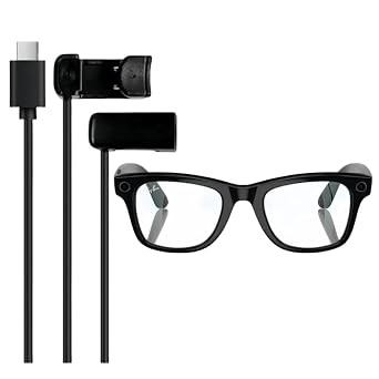 Type C Charging Cable for Ray-Ban Meta Accessories, Smart Glasses Charger 4.92ft for Wayfarer Wayfarer/Headliner Models for RayBan Meta Wayfarer