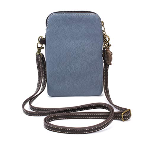 Image of CHALA Cat Collection Cell Phone Crossbody Purse-Women PU Leather /Canvas Multicolor Handbag with Adjustable Strap