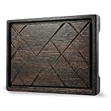 Tabla de Madera para Filetes de 30 x 20 Plato para Barbacoa de Roble Sólido - Plato de Corte Natural Grueso - Durabilidad y Calidad (Medium)