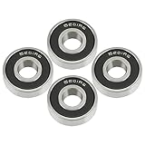 YOXUFA Front and Rear Wheel Bearing Kit for Coleman CT100U CC100X KT196 Baja Doodlebug DB30 Motovox Mbx10 mbx11 mmb80 105cc Realtree RT200 RB100 RB200 79cc 98cc 100cc Engine Mini Bike Parts 6201RS