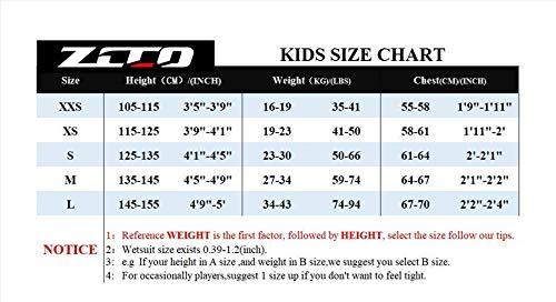 Zcco Kids Wetsuit 2.5Mm Neoprene Short Sleeve, Youth Boy's And Girl's One Piece Shorty Wetsuit For Diving,Swimming,Surfing (Light Red, S) … #TOP5