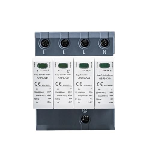 Parafoudre SPD GSP9 triphasé protecteur de surtension 4 pôles 40KA