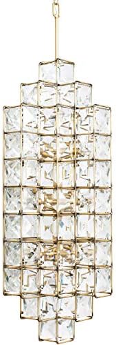 Varaluz 329F14CG Cubic Pendant, Calypso Gold