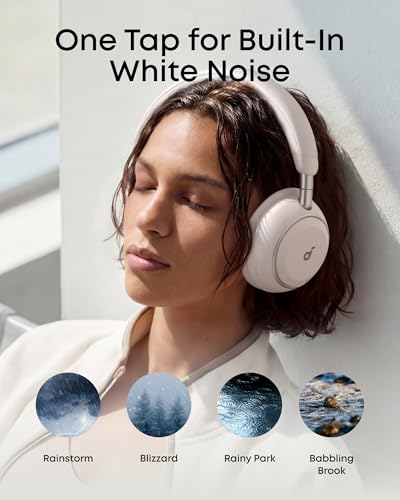 Image of Soundcore Anker Space 2 Bluetooth 6.1 Over-Ear Headphones, Travel-Ready | Active Noise Cancelling, 50H Playtime, LDAC Hi-Res, Dual Connection, Clear Calls, Nap Mode, Wearing Detection, Fast Charging