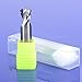 HOZLY 6mm Neon CNC Router Bits Neon Cutter 6mm/8mm LED Neon Sign Light Strip Slotting CNC Bits Tungsten Carbide End Mill Neon LED Lights Slotting Milling Cutter for Polystyrene Acrylic (6-6D-4.2)