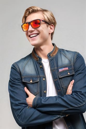 Polarized Sunglasses for Men Driving Square Frame Driving3