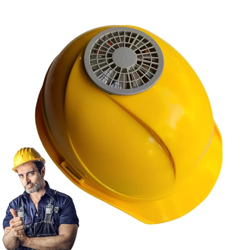 Ventilador de casco duro para trabajar al aire libre con total frescura