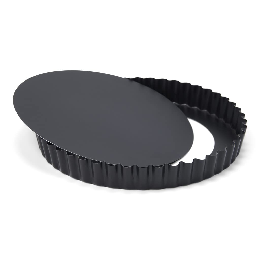 patisse Quiche pan w/Removable Bottom, Small, Black