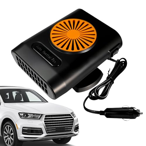 Opdestn Calentadores De Coche Para Vehículo | Rotación 360 Grados 12V/24V Para Descongelación | Equipo De Calefacción Para Interior De Vehículo Parabrisas Camión En Temporada Invernal