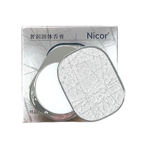 NovoUnow 練り香水 花と果実の香り ライトフレグランス メンズ レディース デート用 旅行 日常用 持ち運びが簡単 香り長持ち ハニー チューベローズ ムスク#ホワイト?