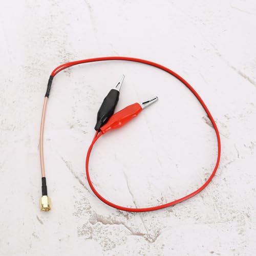 Image of 2pcs Crocodile Clip Test Cable SMA Male to Crocodile Clip Test Line RF Cable Connection Line RG316 Cable for Laboratory Electrical Testing Work