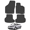 Car Mats for VW Golf MK6 (2009-2013) [Cabriolet] Tailored Fit Rubber Floor Mat Set Accessory Black Custom Fitted 4 Pieces with Clips – Anti-Slip Backing, Heavy Duty & Waterproof