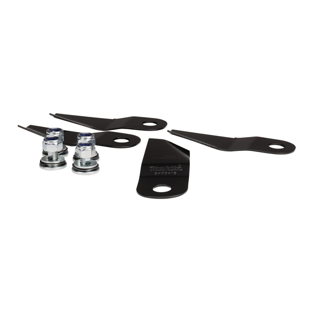 Makita 191D47-0 - Juego de cuchillas para cortacésped (4 unidades, 460 mm)