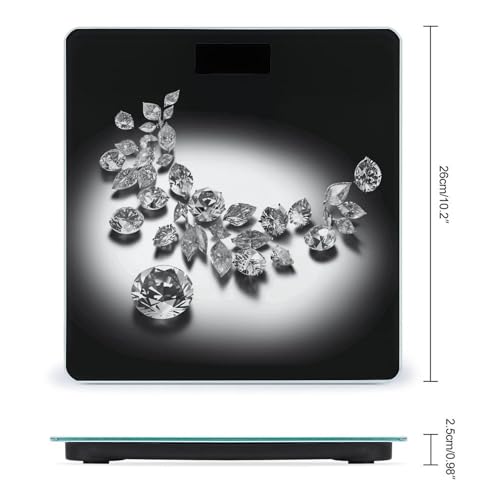 Báscula Digital para Baño con Pantalla LED y Sensores miniatura 2