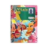Color Pop - Funda con ventana para tarjeta vital, fabricación francesa, PVC, ordenanzas, tarjeta mutua, hojas de enfermedad, 15,8 x 11,7 cm, rosa, 15,8 x 11,7 x 0,4 cm, Caso de salud