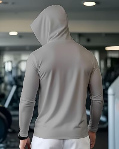 Image of AUSK Men's Full Sleeve Hooded T-Shirt - The Ultimate Cotton Blend Comfort || Hoodies for Mens
