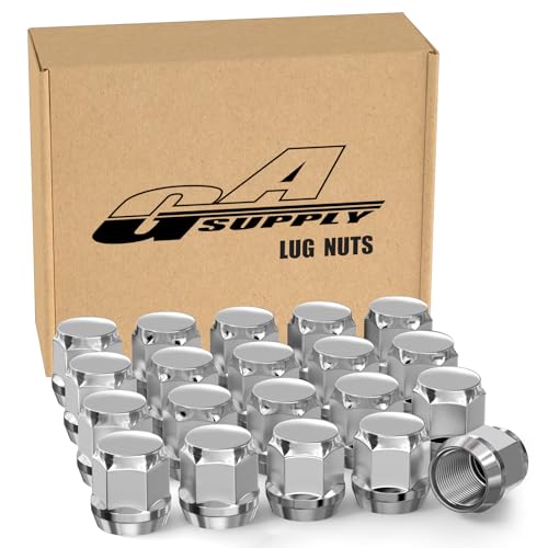 GAsupply ���O�i�b�g M12 x P1.5 �z�C�[���i�b�g �e�[�p�[��60° ����24mm 19HEX �}�c�_/�_�C�n�c/�O�H�ɂɑΉ� �X�`�[���� 20�Z�b�g �N����