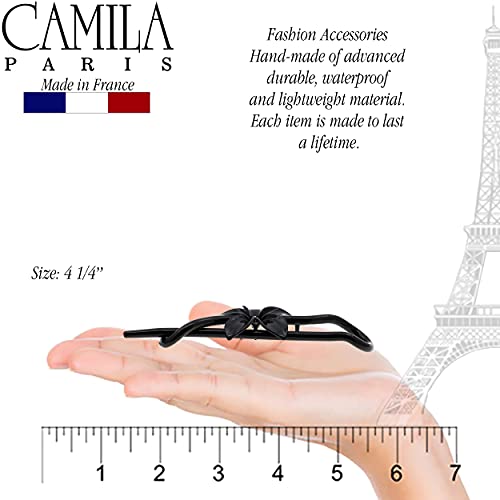 Camila Paris Hair Barrette Pin Clips - Strong Hold Flower Design