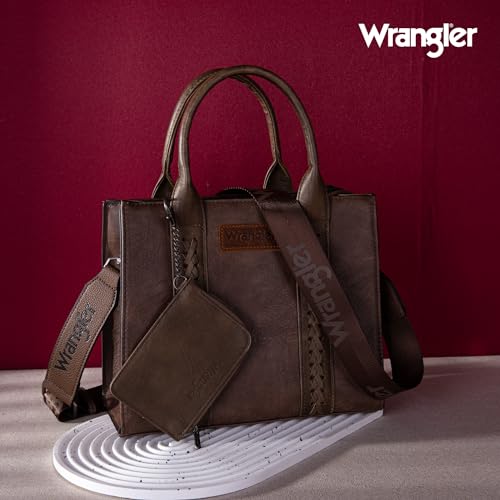 Image of Wrangler Tote Bags for Women Western Purse and Handbags Satchel Top-handle with Card Holder