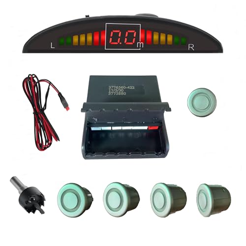 Image of Parking Sensor Kit Backup Sensor Kit Reverse Sensor for Pickup & Extended Vehicle - 4 x 2.3m Sensor + 4 x 4.5m Extension Cables, 24V Compatible(Voltage Reducer Sold Separately)ChampagneGold