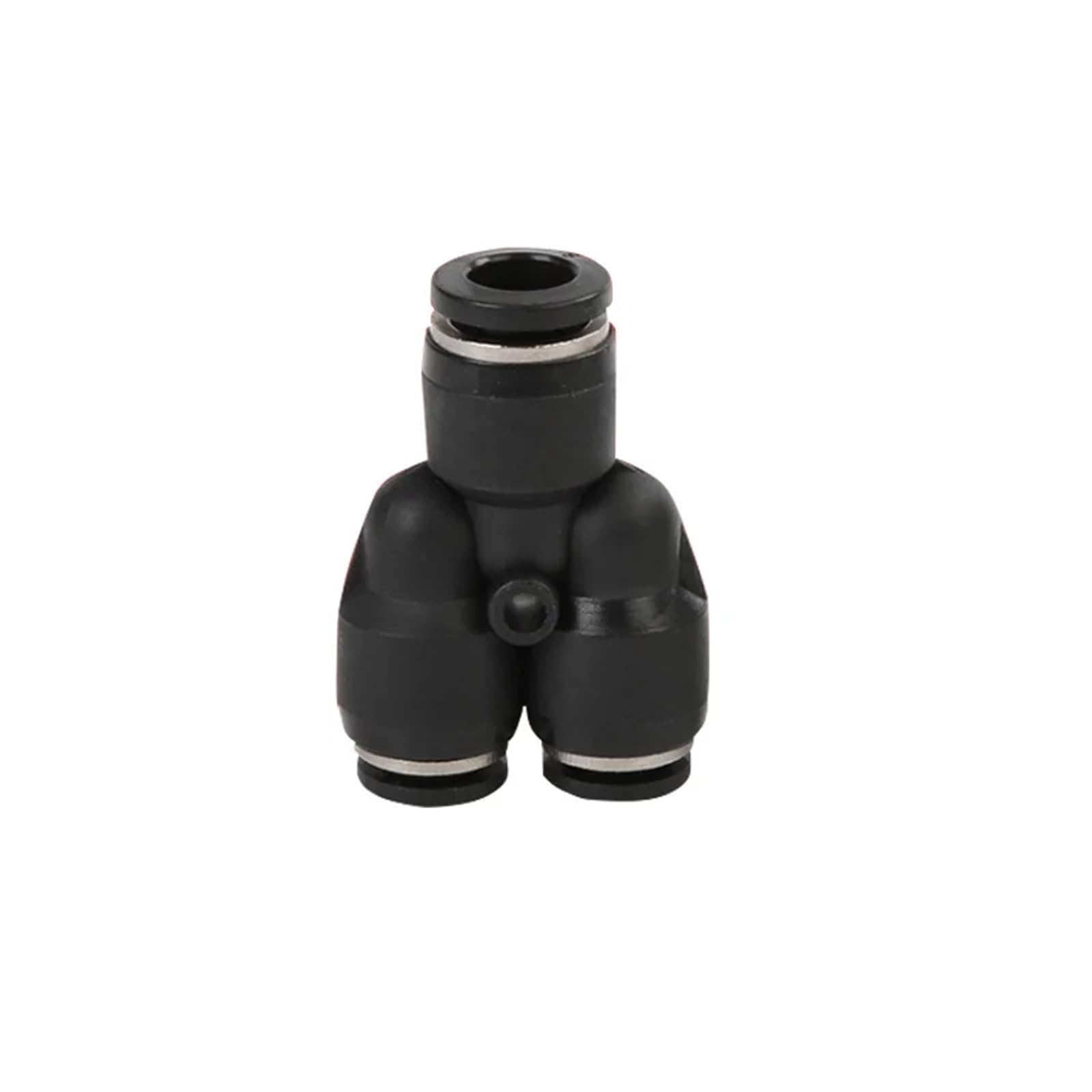 Tubo manguera con conectores neumáticos PY 4mm negro para acoplamientos rápidos