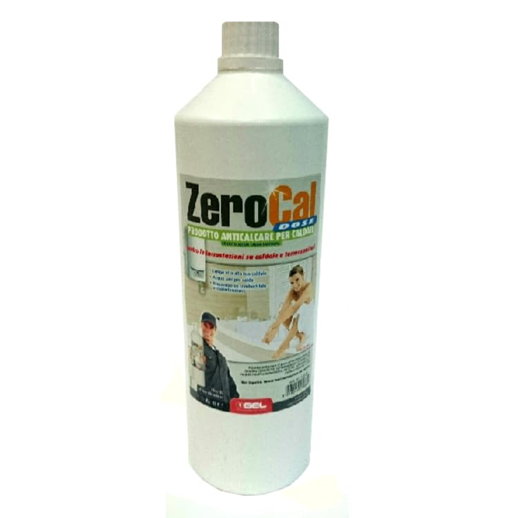 2 CONFEZIONI da 1 FLACONE da 1000 ml ciascuna di ZEROCAL RICARICA per DOSATORE GEL (2 litri totali)