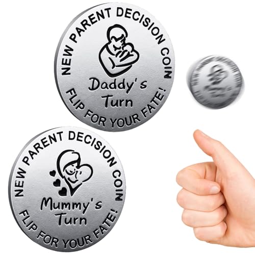 Image of Funny New Parents Decision Gift,Pregnancy Gifts New Dad Mom Gifts,New Parents Gifts for Couples Halloween Thanksgiving Christmas Gift for First Time to be Moms Dads Daddy Mummy Double Sided