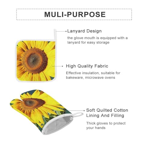 Maniques résistantes chaleur et eau Bloom pour cuisiner en toute sérénité - 4