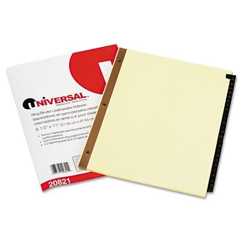 Onglets intercalaires cuir Mylar Universal Cover