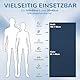 Fosdaling Mikrofaser Handtuch 3er Set - Groß 180×90cm & 2 Klein 80×40cm, Schnelltrocknend Microfaser Sporthandtuch, für Reisehandtuch, Badetuch, Fitness & Sport Handtücher und Strandtuch (Marineblau)