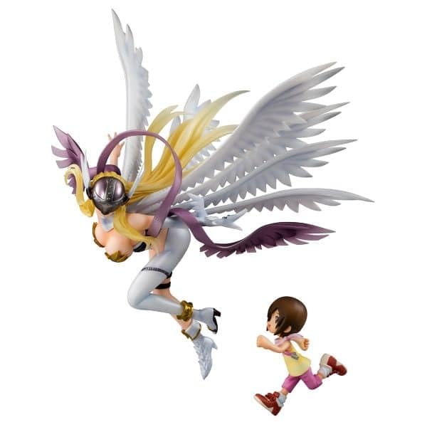 Megahouse | Angewomon & Hikari Yagami Digimon Adventure - G.E.M. Serie MH848575 Multicolore Personaggio Collezionabile Ideale per gli appassionati di Anime