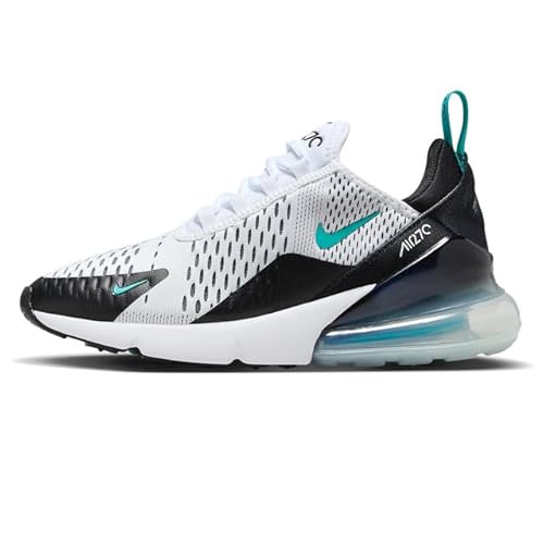 NIKE Air Max 270 Damen Sneaker Farbe: Weiß/Schwarz/Türkis (115); Größe: EUR 36.5 | US 6 | UK 3.5