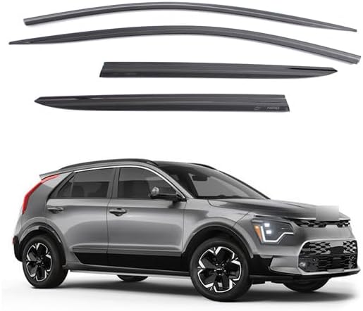 Side Window Deflector 4p Compatible with 2025 2026 NIRO Hybrid & NIRO EV