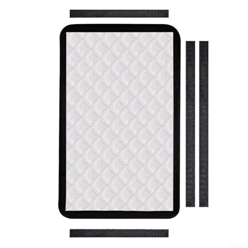 Niceminiwall Rideau pare-soleil pour camping-car et remorque de voyage | Abat-jour occultant imperméable pliable avec feuille d'aluminium | 63,5 x 41 cm,...