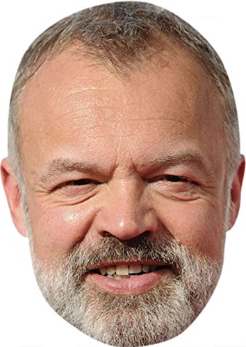 FoxyPrinting Graham Norton MH 2018 Tv Celebrity Cardboard Party Face Mask Fancy Dress