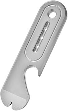 Titanium EDC Pry Bar, Keychain Prybar Multitool with Bottle Opener Portable Pocket Crow Bar Tool for Everyday Carry