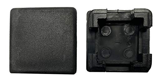 Image of Protection Force 1-1 /4 inch 32mm (Pack of 10) Square OD Tubing Plastic Insert Plug, Tubing Post End Cap, Chair Glide