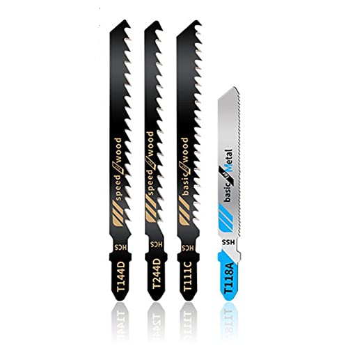 60Pcs Assorted T-Shank Jigsaw Blades