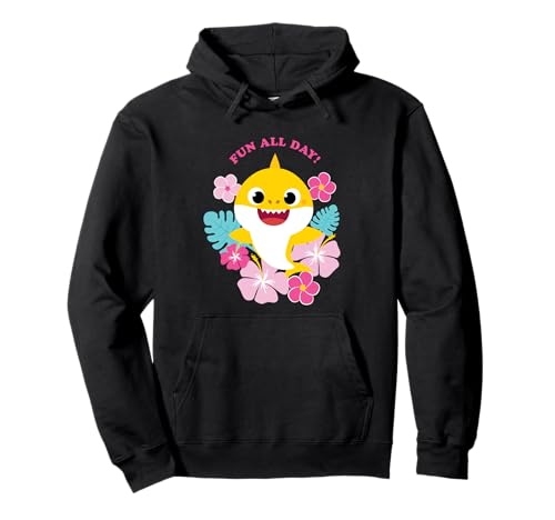 Baby Shark Fun All Day Floral Sudadera con Capucha