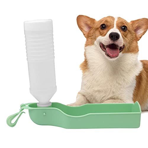 DMAIS Botella de agua portátil para mascotas, dispensador de agua para cachorros, bebedero portátil para mascotas al aire libre, accesorio a prueba de fugas para perros, senderismo, camping, viajes